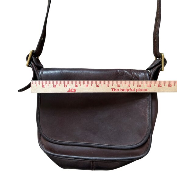 Coach Vintage Patricia's Legacy Cross Body Saddle Flap Bag Serial #9951 - Picture 12 of 15